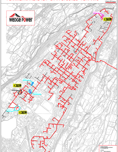 Avanzamento cantieri - altopiano - 13 novembre 2020 - Wedge Power - teleriscaldamento a Cuneo