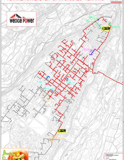 Avanzamento cantieri - altopiano - 19 aprile 2019 - Wedge Power - teleriscaldamento a Cuneo