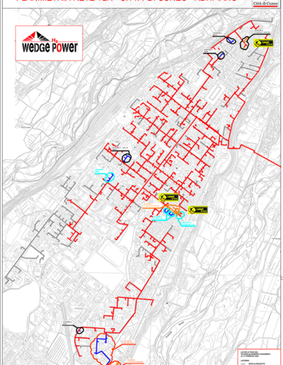 Avanzamento cantieri - altopiano - 21 febbraio 2020 - Wedge Power - teleriscaldamento a Cuneo