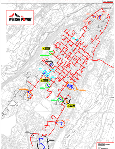 Avanzamento cantieri - altopiano - 8 gennaio 2020 - Wedge Power - teleriscaldamento a Cuneo